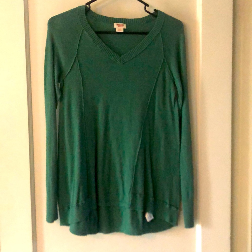 Green Lightweight Sweater Size XS